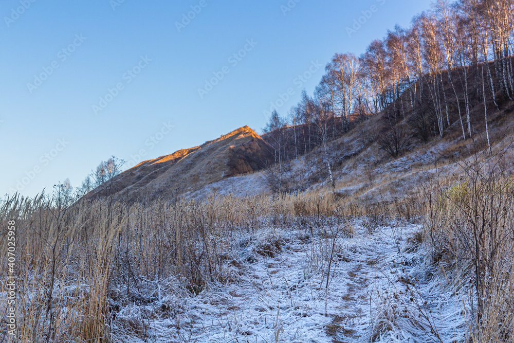 Bautiful landskape nature in winter Bautiful landskape nature in winter