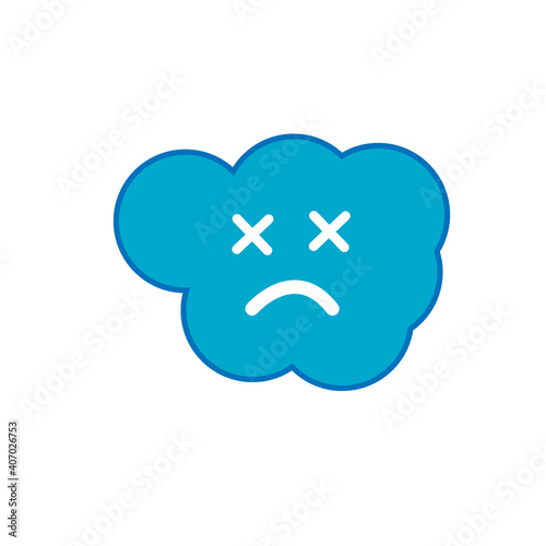Sad Cloud illustration