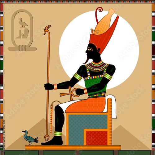 Religion of Ancient Egypt. 
Geb is a Ancient Egyptian god of the earth.
