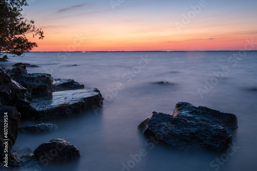 sunset at the beach