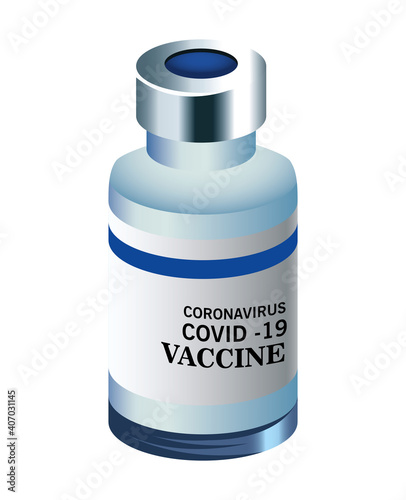 covid19 virus vaccine vial bottle isolated icon