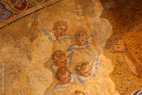 Mosaik in der Markusbasilika, Venedig, Itakien