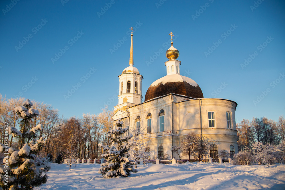 Holy Trinity Cathedral in the Onega. Russia, the Arkhangelsk region, Onega