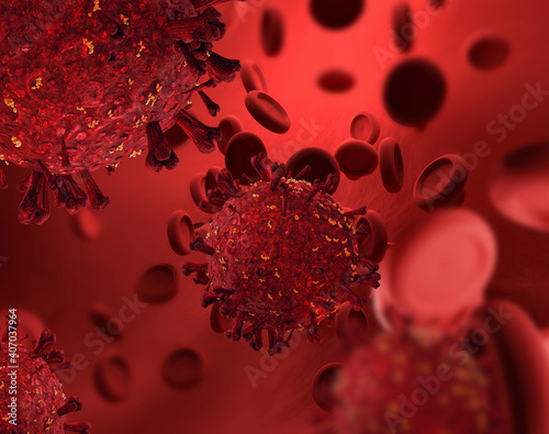 Coronavirus covid-19 3d-ill...