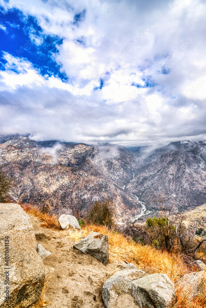 Fototapeta premium Kings Canyon National Park Landscape, California