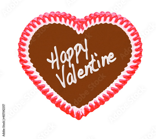 Lebkuchen-Herz zum Valentinstag
