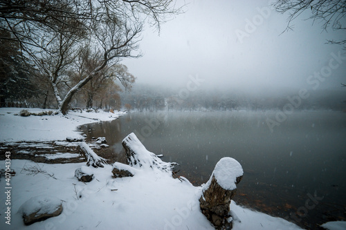 Black Lake Yamanlar Mountain, Izmir - Turkey photo