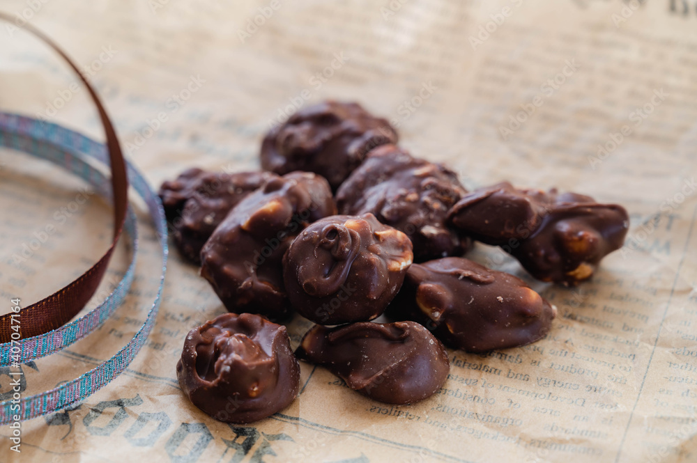 Obraz premium ナッツチョコレート