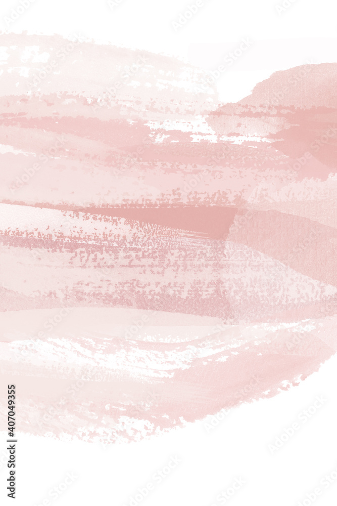 Pink abstract background in watercolor style.Beautiful texture