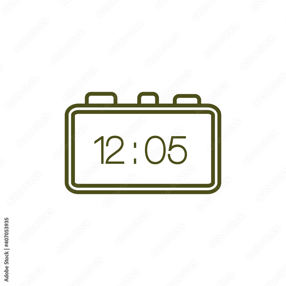 Digital Watch Icon Digital Watch Icon