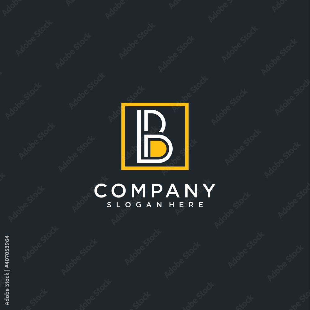 Initials b logo with modern concept interesting color for the company Premium Vector. part 2 Initials b logo with modern concept interesting color for the company Premium Vector. part 2