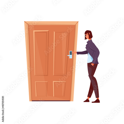 Numeric Lock Illustration
