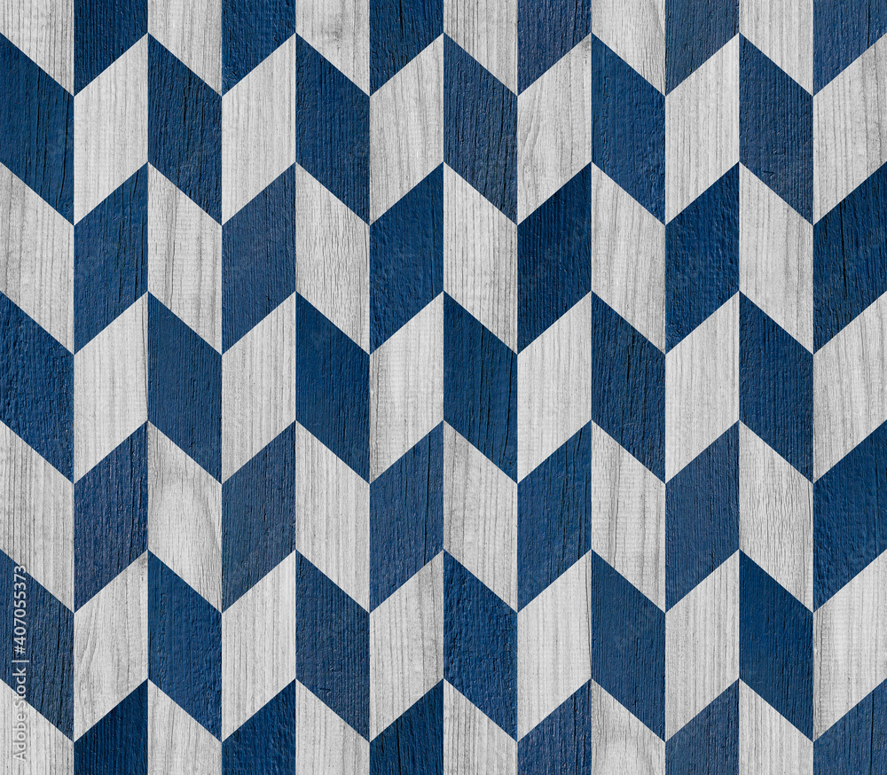 Seamless wooden background. White and blue parquet floor texture with chevron pattern. Seamless wooden background. White and blue parquet floor texture with chevron pattern.