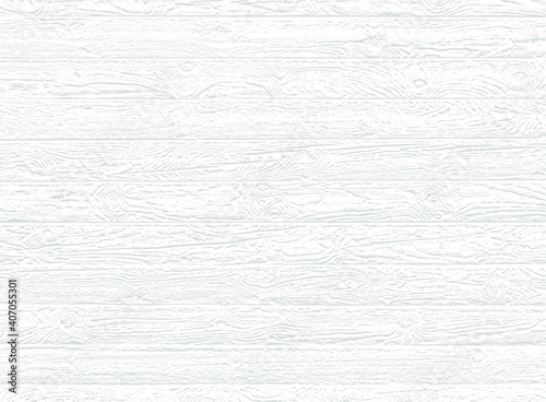 Subtle white texture background of distressed wood grain. Light soft natural wooden overlay pattern. Table top or floor or wooden wall surface. Vector EPS10. 