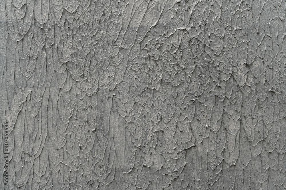 Fototapeta premium Dirty rough grunge dark grey wall texture