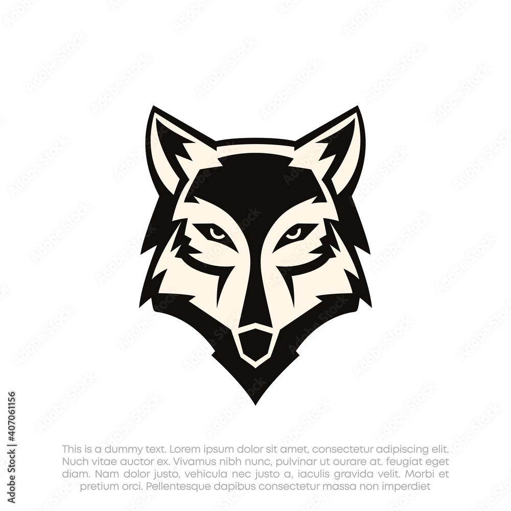 Fox logo mascot design vector. fox head illustration for sport team and printing tshirt. Fox logo mascot design vector. fox head illustration for sport team and printing tshirt.