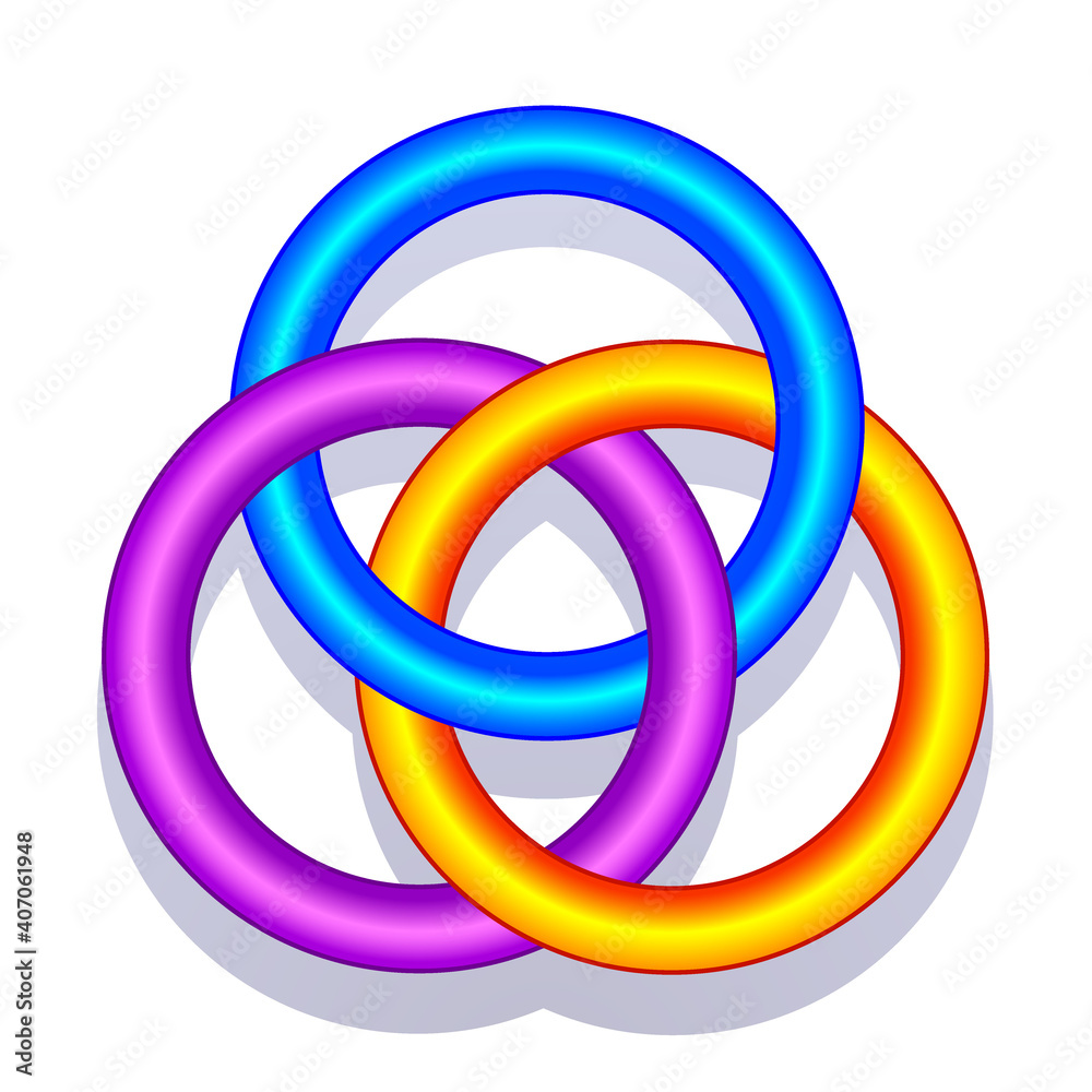 Impossible linked circles Impossible linked circles