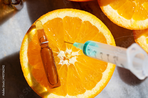 Photos Citrus fruit vitamin c serum oil beauty care
