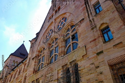 Freiburg im Breisbau Fassade in der Altstadt