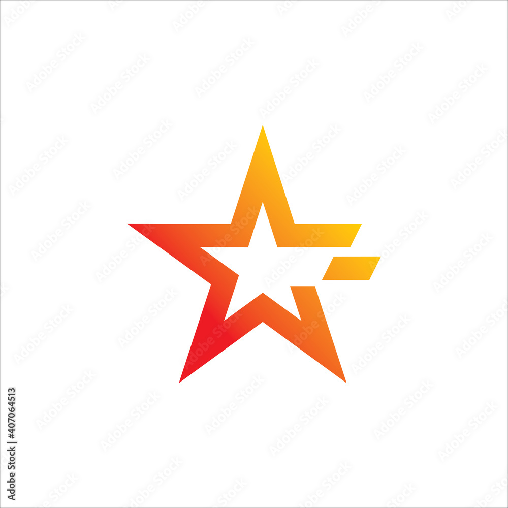 star motion color fast speed logo design star motion color fast speed logo design