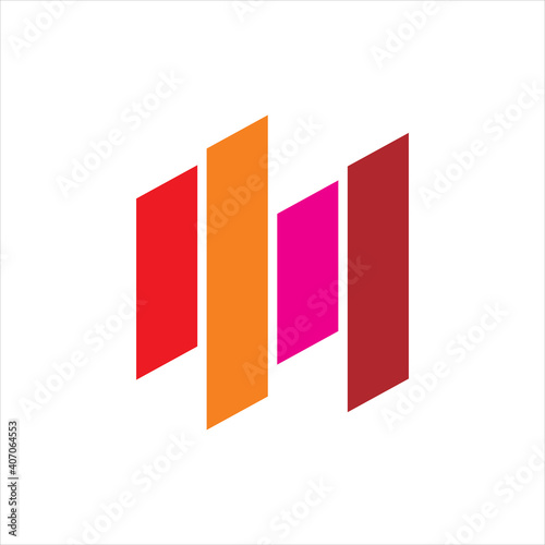 Free Download creative color chart logo design - GFXLoad