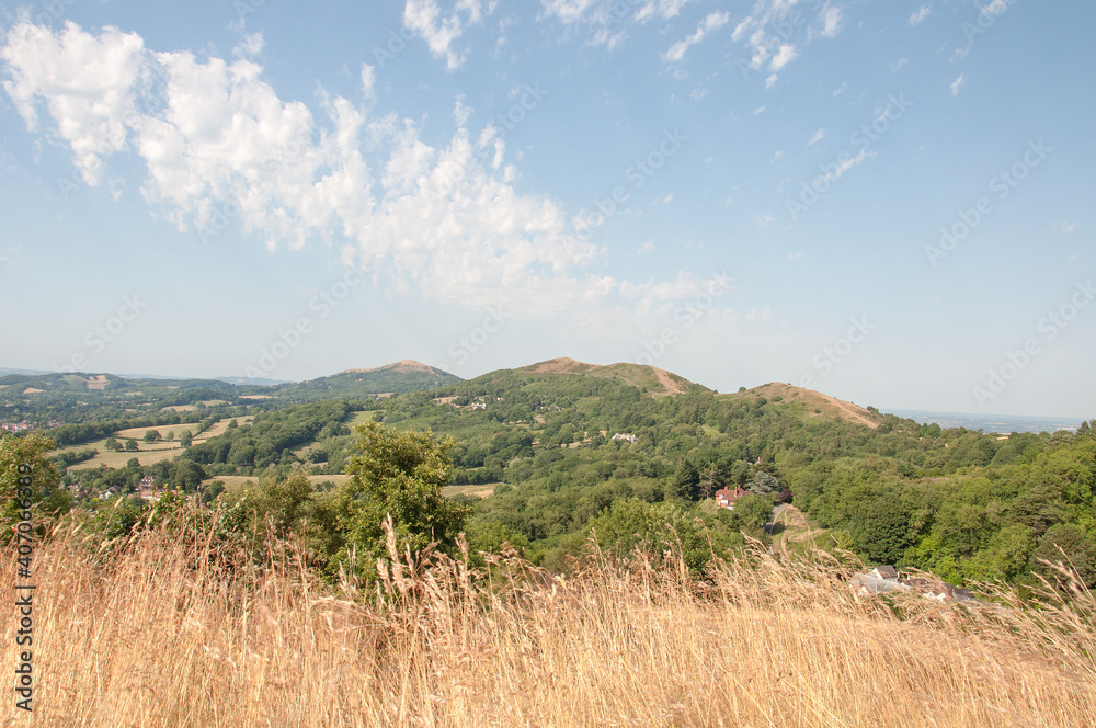 Malvern hills in the Summertime