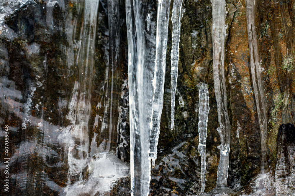 Obraz premium ice in winter, nacka, 