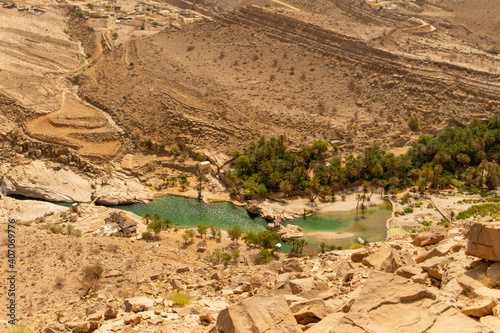 Wadi Bani Khalid in Oman photo
