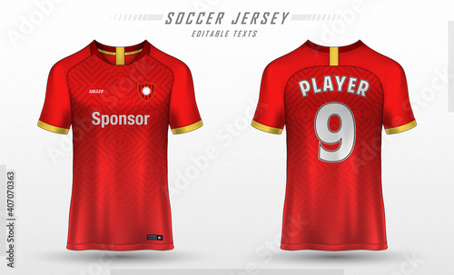 Soccer jersey template sport t shirt design