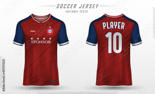 Soccer jersey template sport t shirt design