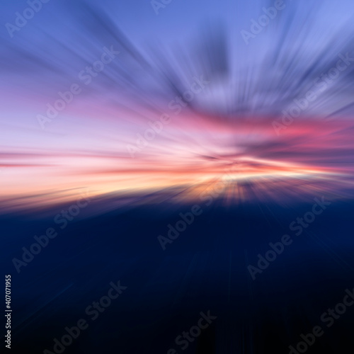 sunset in the mountains © Sergio Palacio