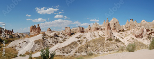 Panoramic view of Cappadocia. Avcilar Valley photo