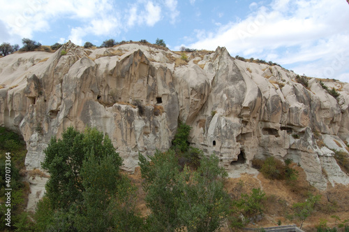 Wallpaper Mural Valley of Goreme, in Cappadocia (Central Anatolia, Turkey). Ancient rock-cut Christian Byzantine churches. Old paintings. Fairy chimneys
 Torontodigital.ca