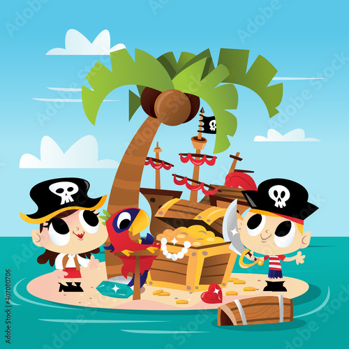 Super Cute Pirate Island Adventure