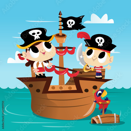 Super Cute Pirate Ship Adventure