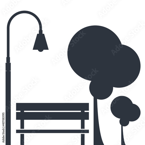 Benches vector icon eps