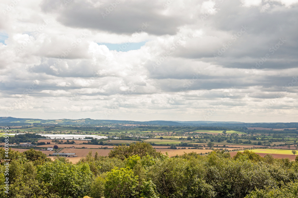 Herefordshire countryside in the summertime.
