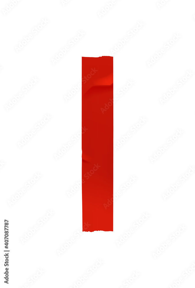 Red Adhesive Tape Red Adhesive Tape