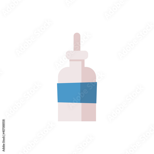 Flat Bottle Icon