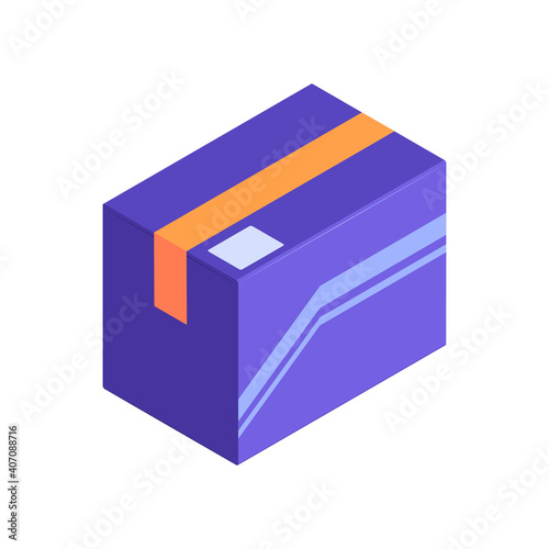 Isometric Parcel Illustration