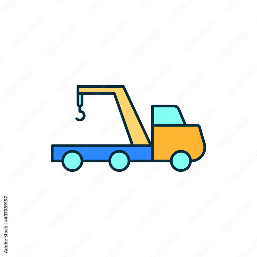 Transportation crane machines vector icon eps