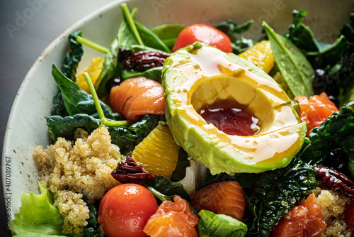 salad with avocado and quinoa photo