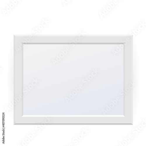 Set Presentation square picture frame design with shadow on transparent background