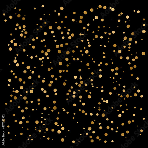 background with stars . texture, pattern, background drops of gold on a black background vector 