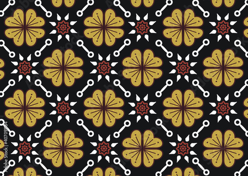 Batik Indonesian: is a technique of wax-resist dyeing applied to whole cloth, or cloth made using this technique originated from Indonesia.