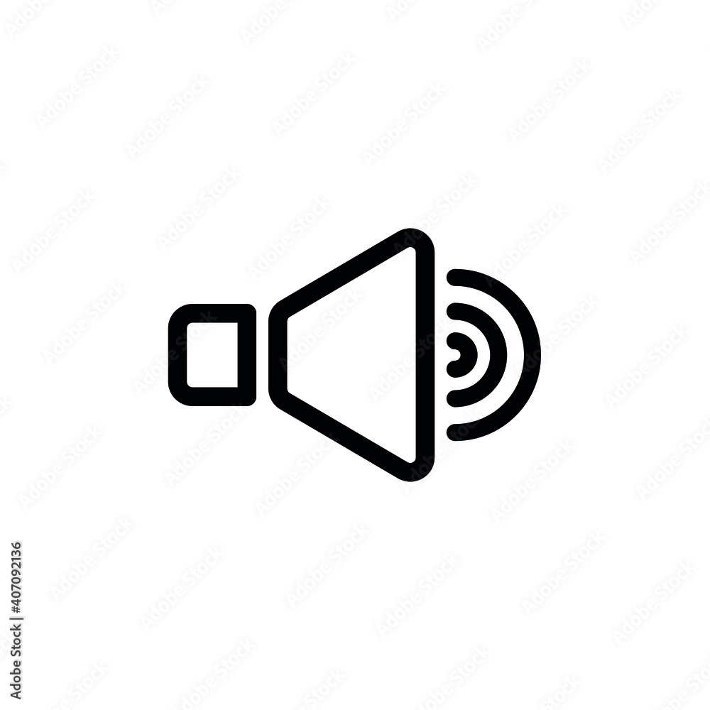 Speaker icon vector eps