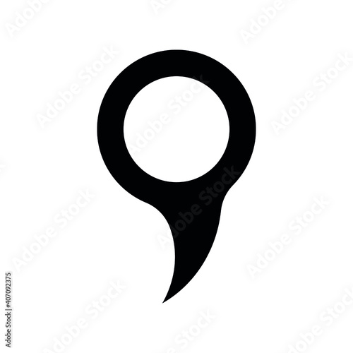 Map pin icon vector. Map marker vector