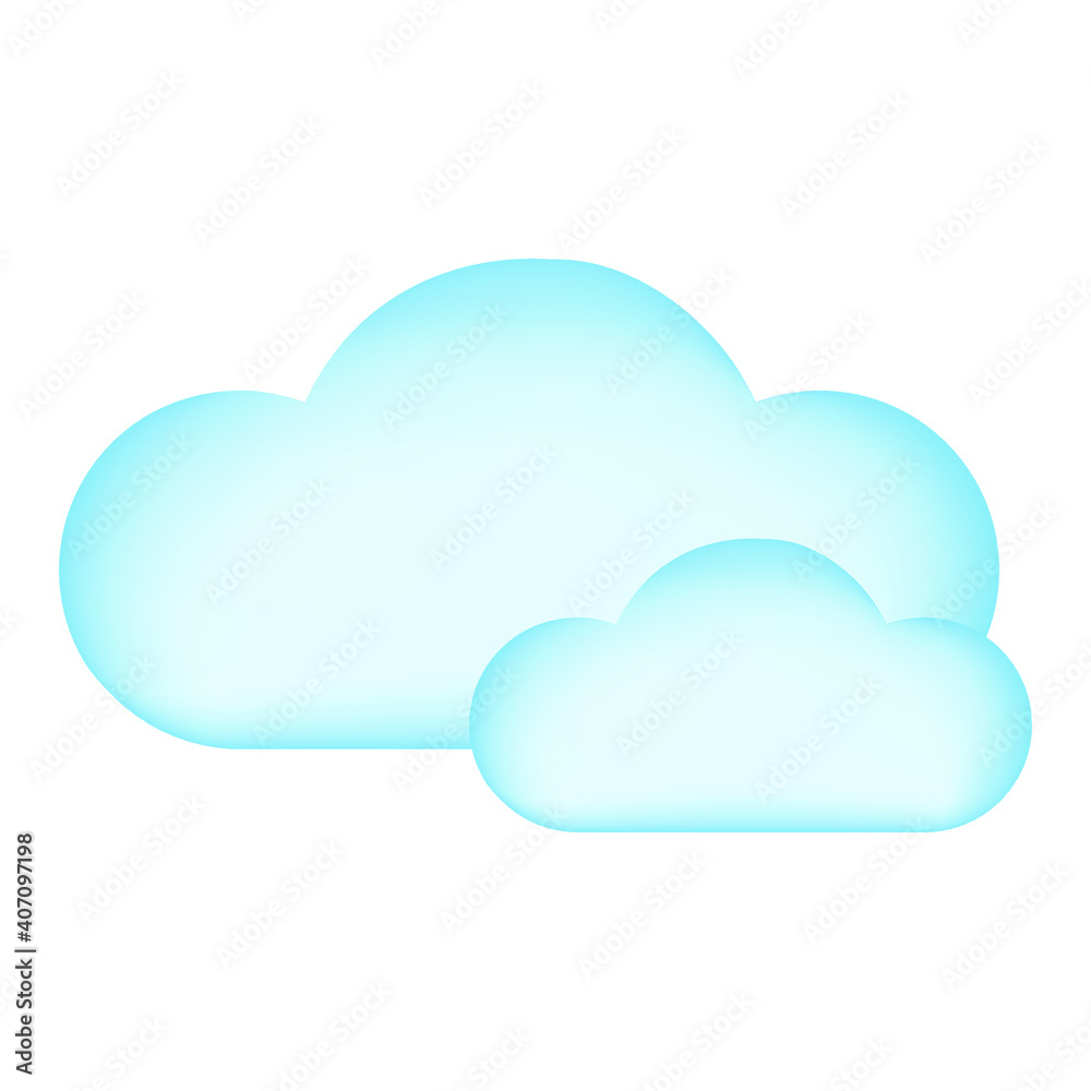 Weather Clouds Emoji Symbol. Cumulus Cloudy Day Symbol. Overcast Illustration Vector Design Art. Weather Clouds Emoji Symbol. Cumulus Cloudy Day Symbol. Overcast Illustration Vector Design Art.