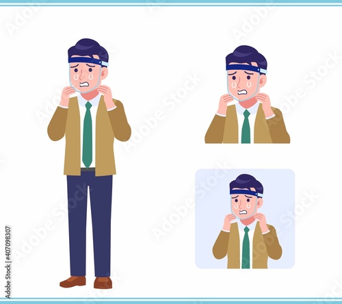 Young man with a tie