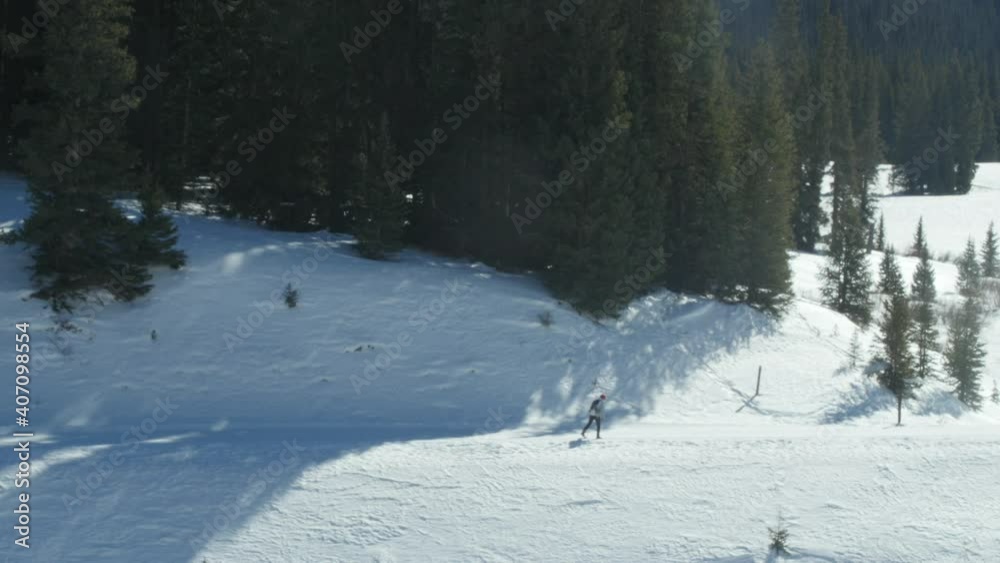 Cross Country skier in Colorado Cross Country skier in Colorado